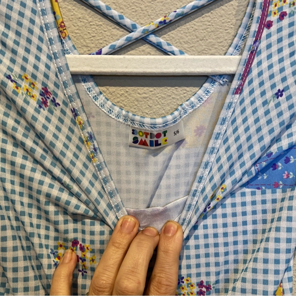 Dot Dot Smile Ballerina Style Dress Girls Size 5/6 - Picture 4 of 6